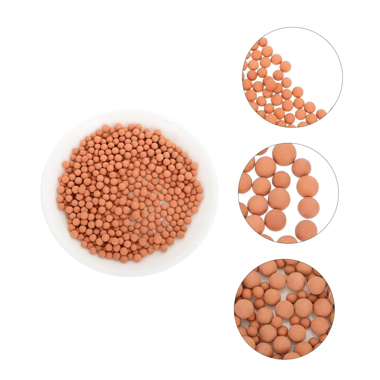 Garden Ceramsite for Flowerpot 2 Bags Hydroponic Grow Ceramsite Stones Drainage Layer Aeration Elegant Decorative