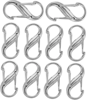 Gatuida 10pcs Adjustable Metal Chain Buckle for Shoulder Straps Durable Zinc Alloy Clasp for Stylish Bag Making Accessories for Travel Shopping and Daily Use