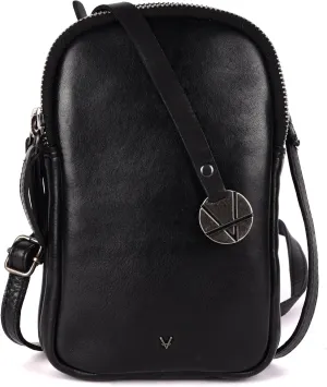 Genuine Italian Leather Small Leather Crossbody Bags For Women Cell Phone Purse, Trendy Casual Detachable Strap