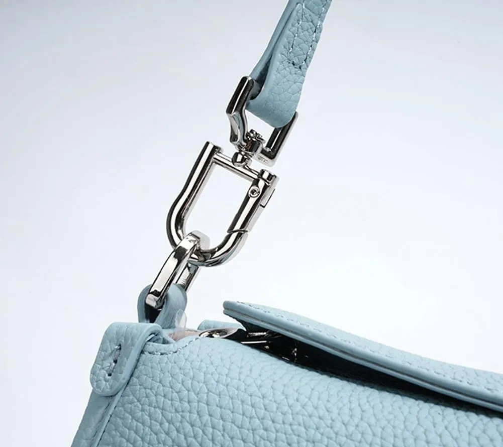 Genuine Leather Crossbody Bags for Women Elegant Handbags for Women 2025 Designer Crescent Bag Top-handle Hobo Purse Trending