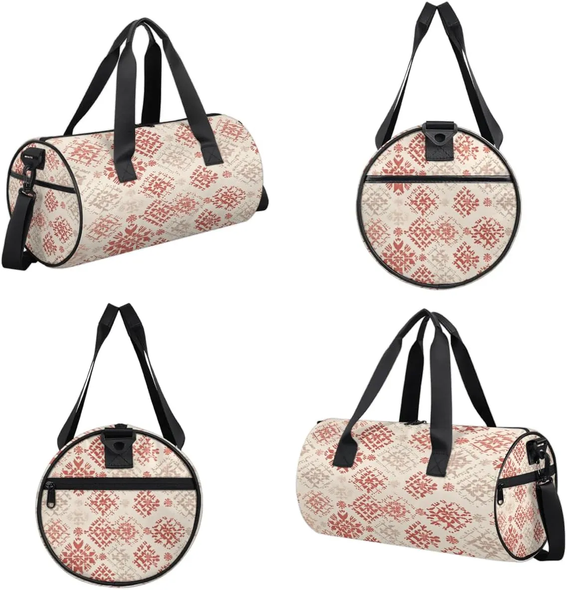 Gym Bags for Men Women Boho Sports Duffel Bags Carry On Travel Duffle Bag with Detachable Adjustable Shoulder Strap Overnight Weekender Bag