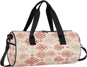 Gym Bags for Men Women Boho Sports Duffel Bags Carry On Travel Duffle Bag with Detachable Adjustable Shoulder Strap Overnight Weekender Bag