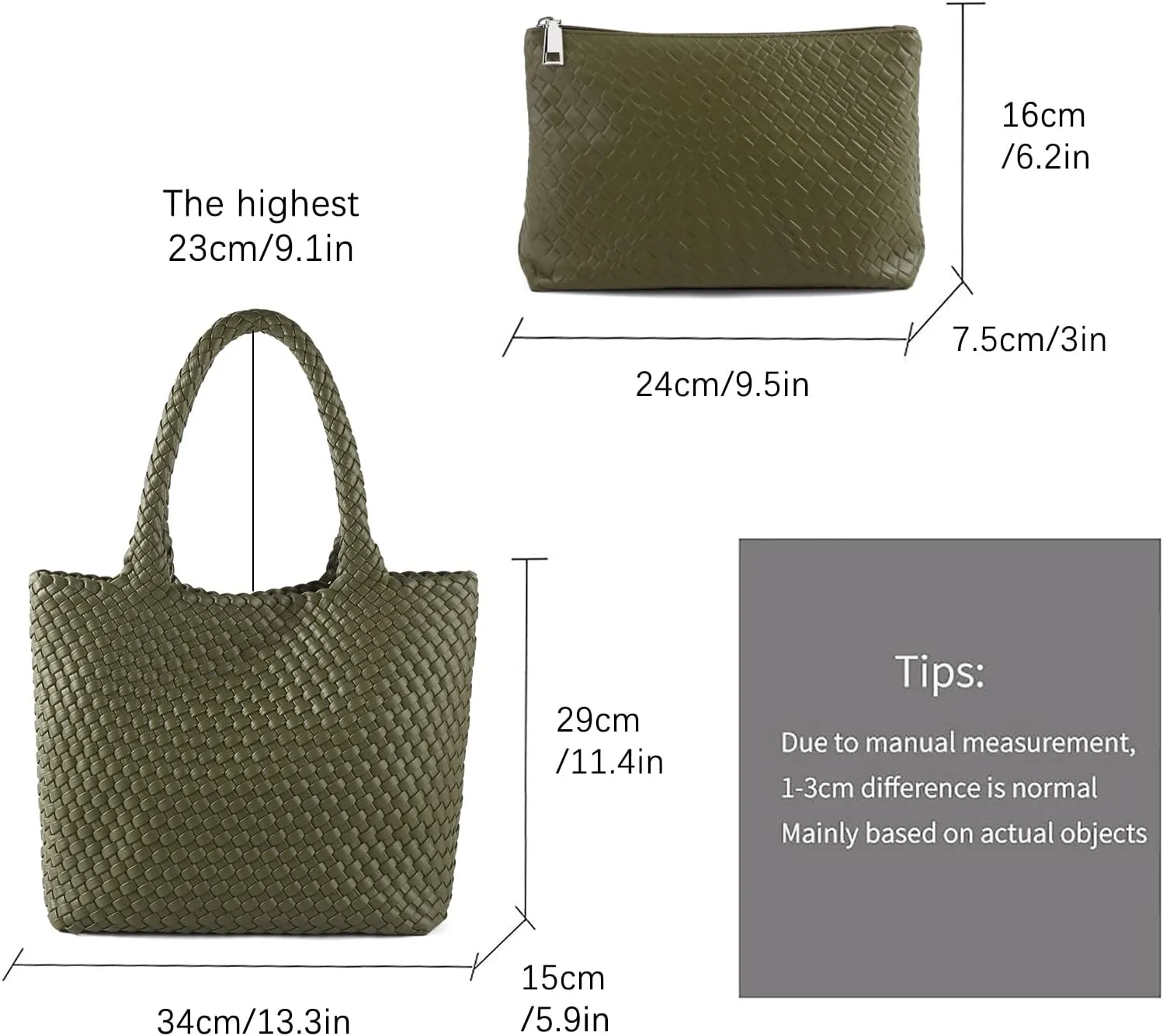 Hand Woven Bag Tote BagS For Women Top Handle Shoulder Vegan Leather Large Travel Beach Hobo Handbag