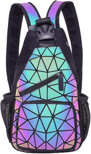 Handbags Womens Geometric Luminous Purse bags Ladies Top Handle Satchel Bags