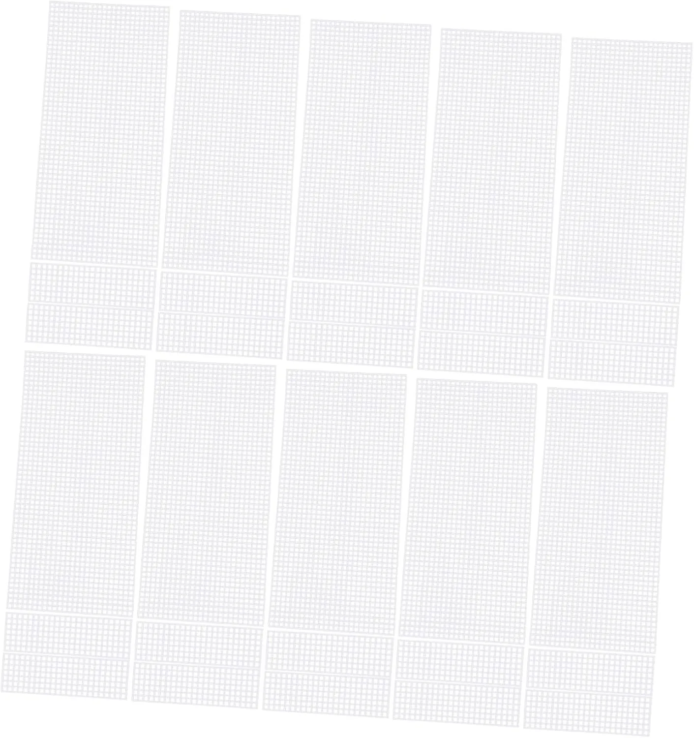 Holibanna 10pcs Sheets Plastic Mesh Sheets for DIY Crochet Bags Durable Weaving Material for Crafting for Adults for Yarn Projects and Bag Creation