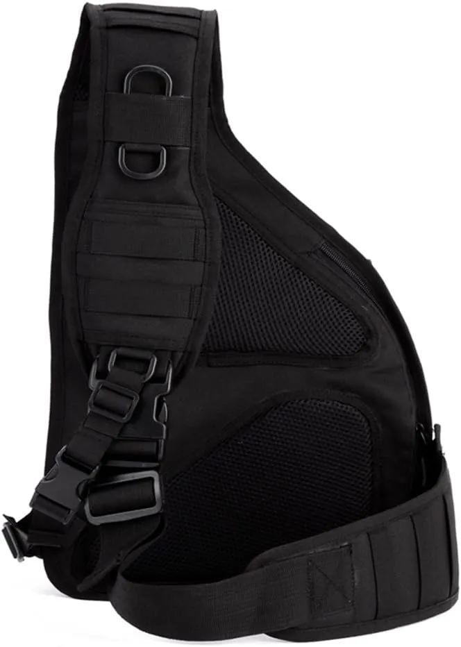 HUNTVP Tactical Military Sling Pack Chest Daypack Molle Backpack Shoulder Bag
