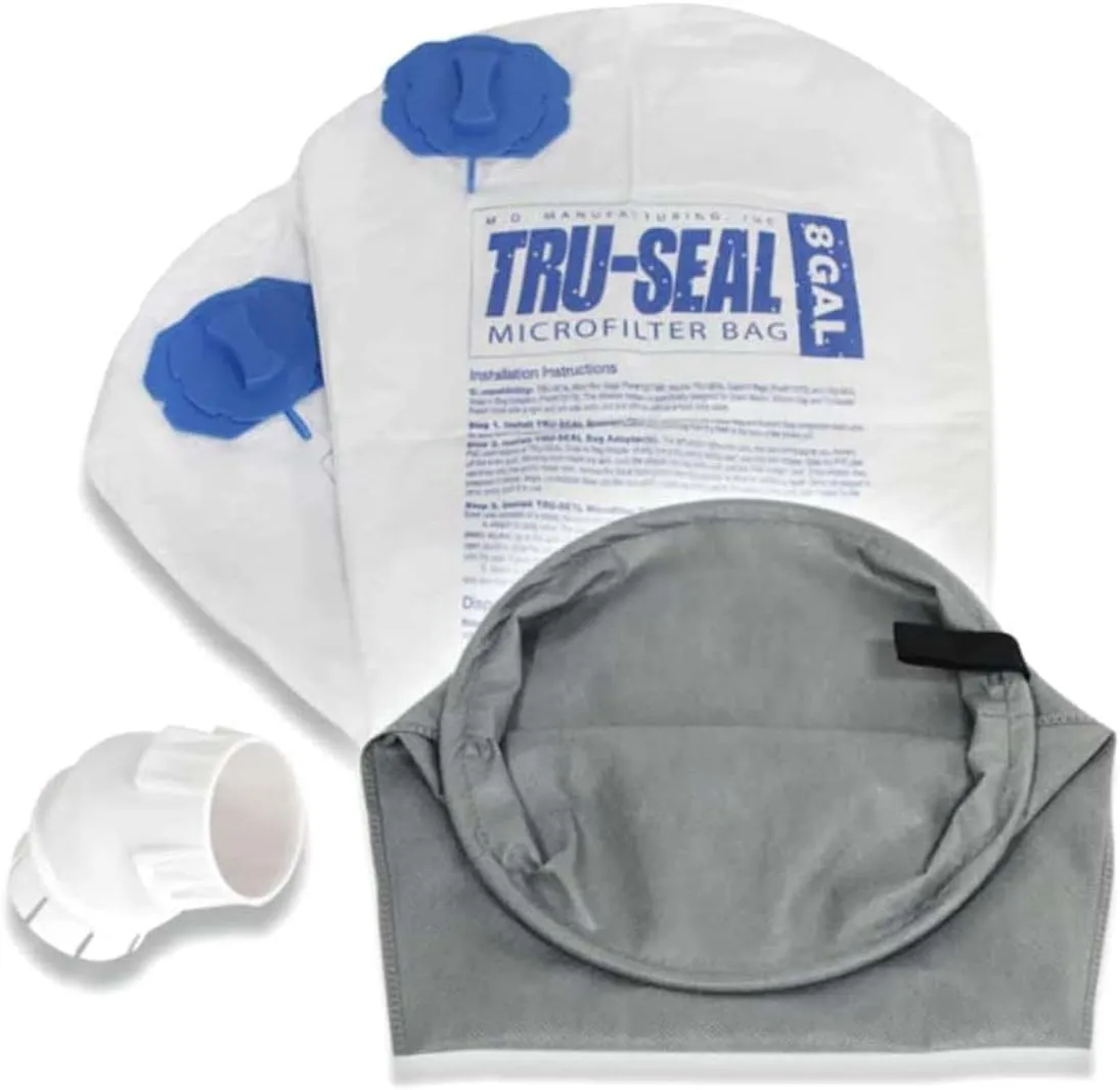 Hyperflow Tru-Seal Complete Dust Encapsulation and Hygienic Disposal: Replaces 8-Gallon & 12-Gallon MD Bags #720H-5, 720, 721H-5, 721-5, 720HF-3 (Tru-Seal Upgrade Kit)