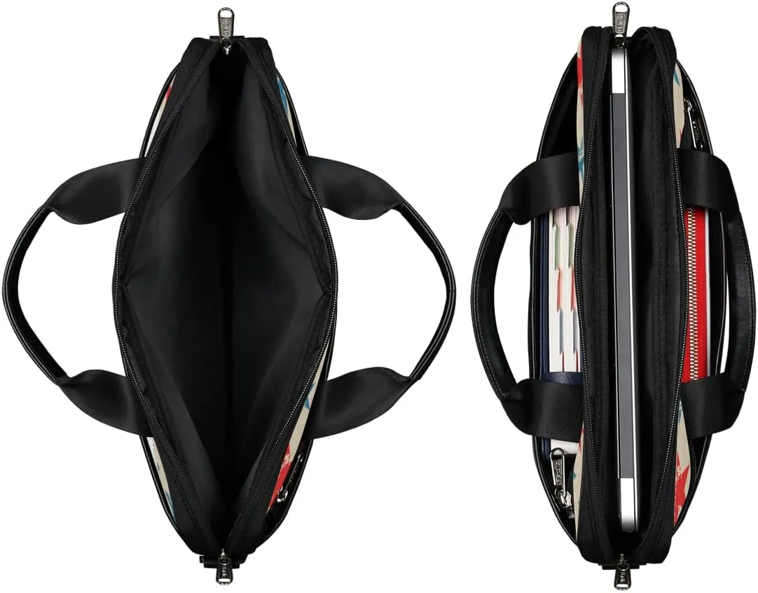 Independence Day Vintage Star Laptop Shoulder Messenger Bag Waterproof Laptop Briefcase Handle Padded Strap