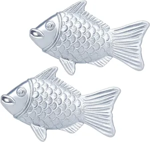 Iron Fish 2 Pack (with Bag), Add Natural Sources of IRO n to Your Food and Water, Reduce The Risk of Iron Deficiency in Vegetarians, Athletes, Pregnant Women and Children