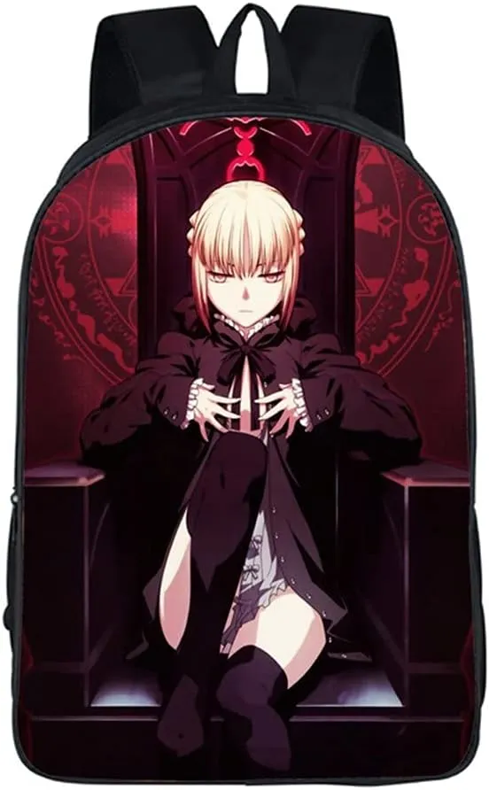 ISaikoy Anime Fate Stay Night Backpack Satchel Bookbag Daypack School Bag Shoulder Bag Style4