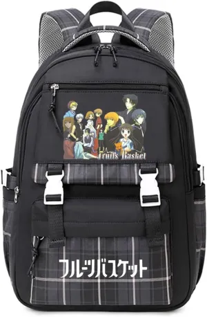 ISaikoy Anime Fruit Basket Backpack Student Kyo Soma Daypack Bookbag Daypack School Bag 12
