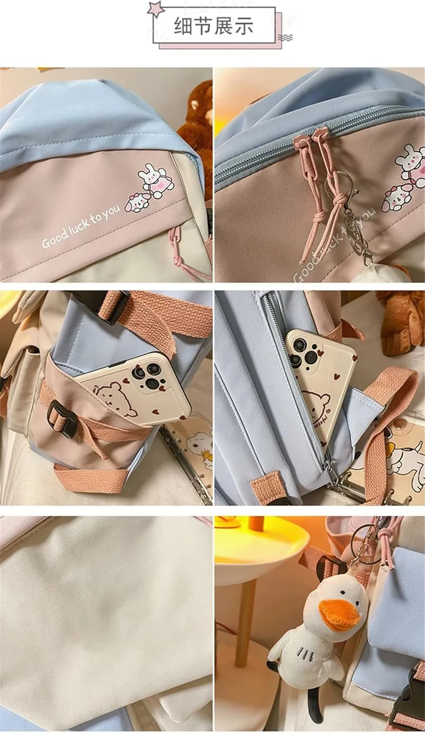 ISaikoy Anime Ouran High School Host Club Backpack Shoulder Bag Bookbag Student School Bag Daypack Satchel E12