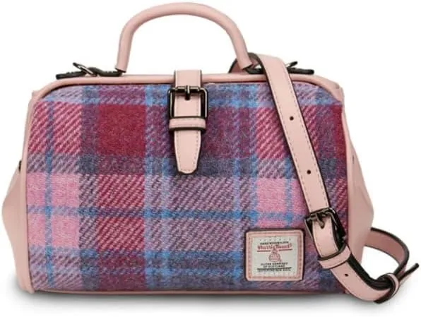 Islander The Medium Doctor Bag for Women, Harris Tweed & Vegan Leather