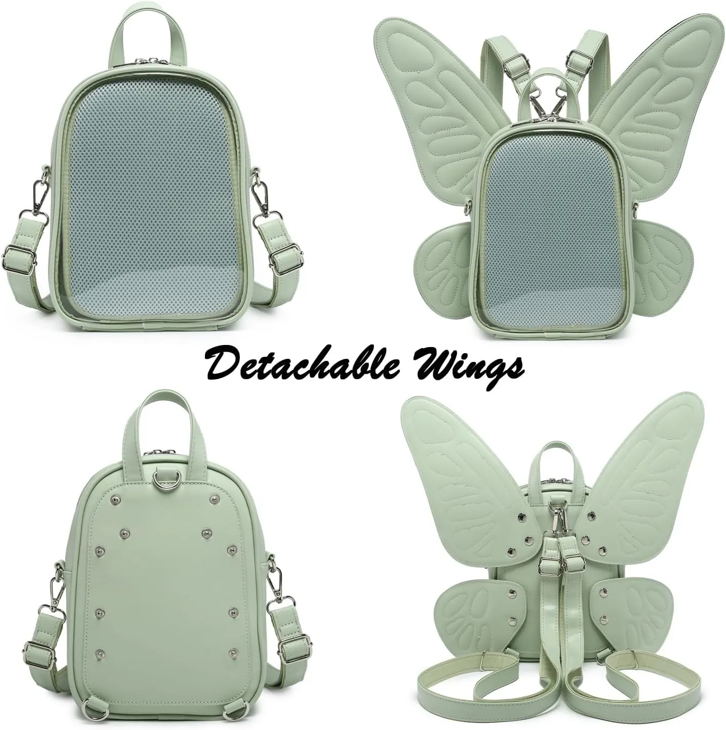 Ita Bag Backpack Butterfly Wings Fashion Purses and Handbags JK Bags Detachable Straps
