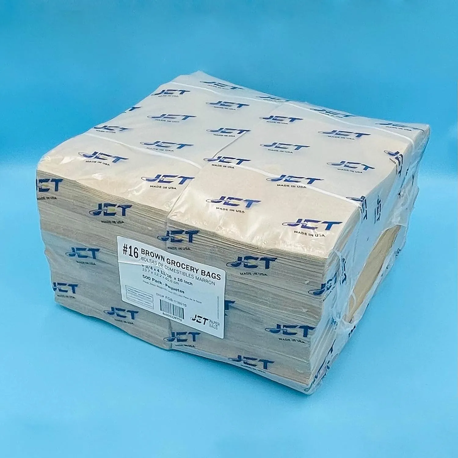 [JET] Paper Paper Bags (50 Pcs) - Heavy Duty, Kraft Paper Sandwich Bags, Snack Bags, Treat Bags, Bread Bags, Lunch Bags, Reusable Small Grocery Bags - Recyclable