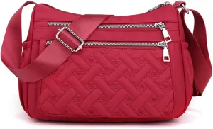 KARRESLY Crossbody Purse for Women Multi Pocket Cross Tote Small Travel Shoulder Bag Casual Messenger Bag