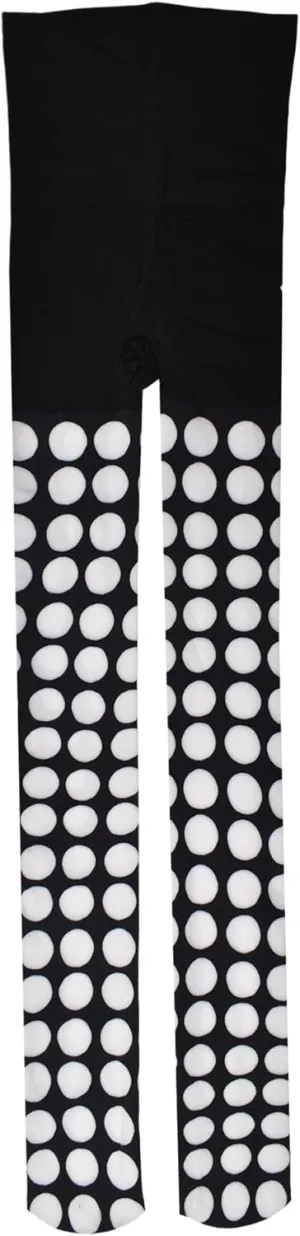 Kate Spade New York Women's Printed Dot Tights, Nylon & Spandex Soft Legging, Stylish Fashion Accessory