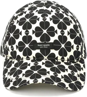 Kate Spade New York Women's Spade Flower Baseball Cap, Cotton Hat for Sun Protection, Summer Accessory
