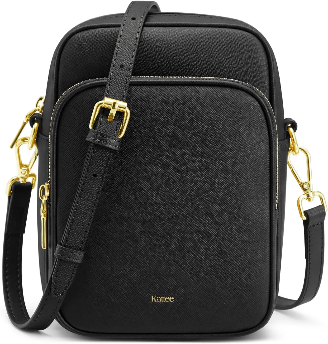 Kattee Leather Crossbody Bags for Women, Small Genuine Leather Purses and Handbags, Shoulder Cross Body Bag for Woman