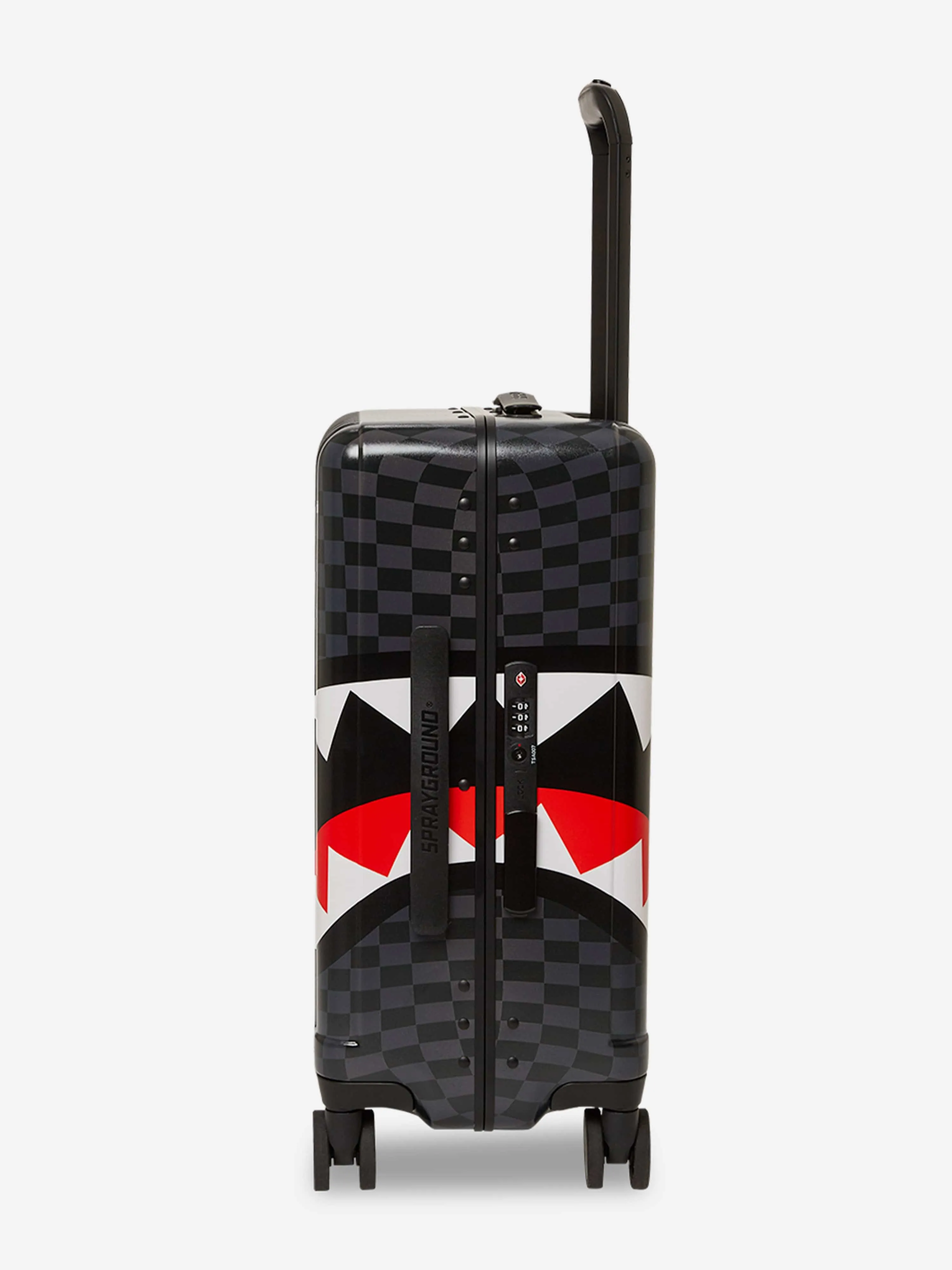 Kids Unfinished Shark Luggage in Black (55cm)