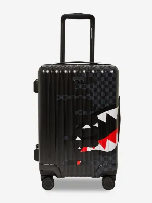 Kids Unfinished Shark Luggage in Black (55cm)