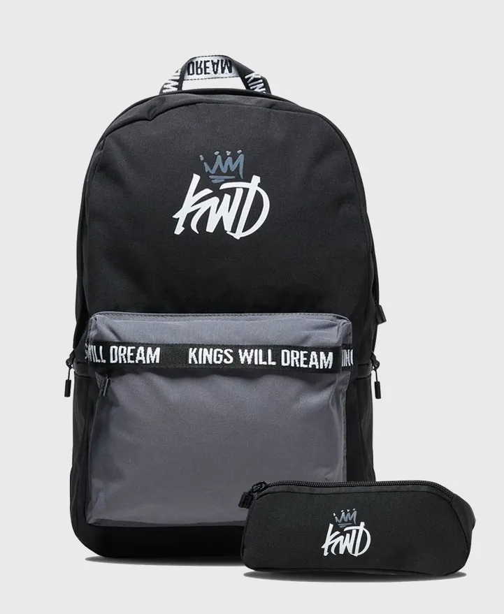 Kings Will Dream Grove Logo Backpack Black/Grey