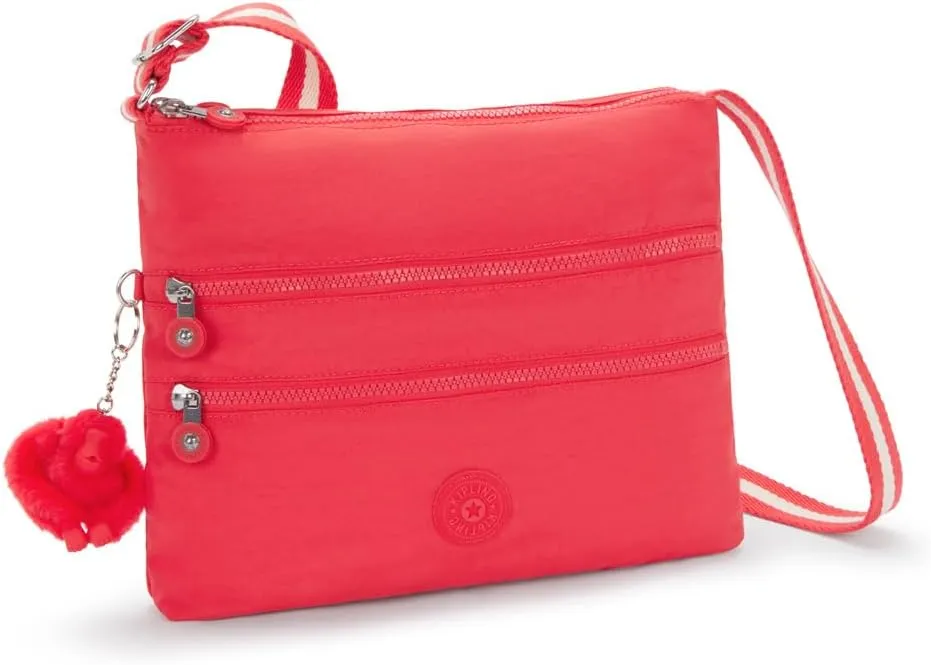 Kipling Women’s Alvar Crossbody, Super Light, Durable Messenger, Nylon Shoulder Bag