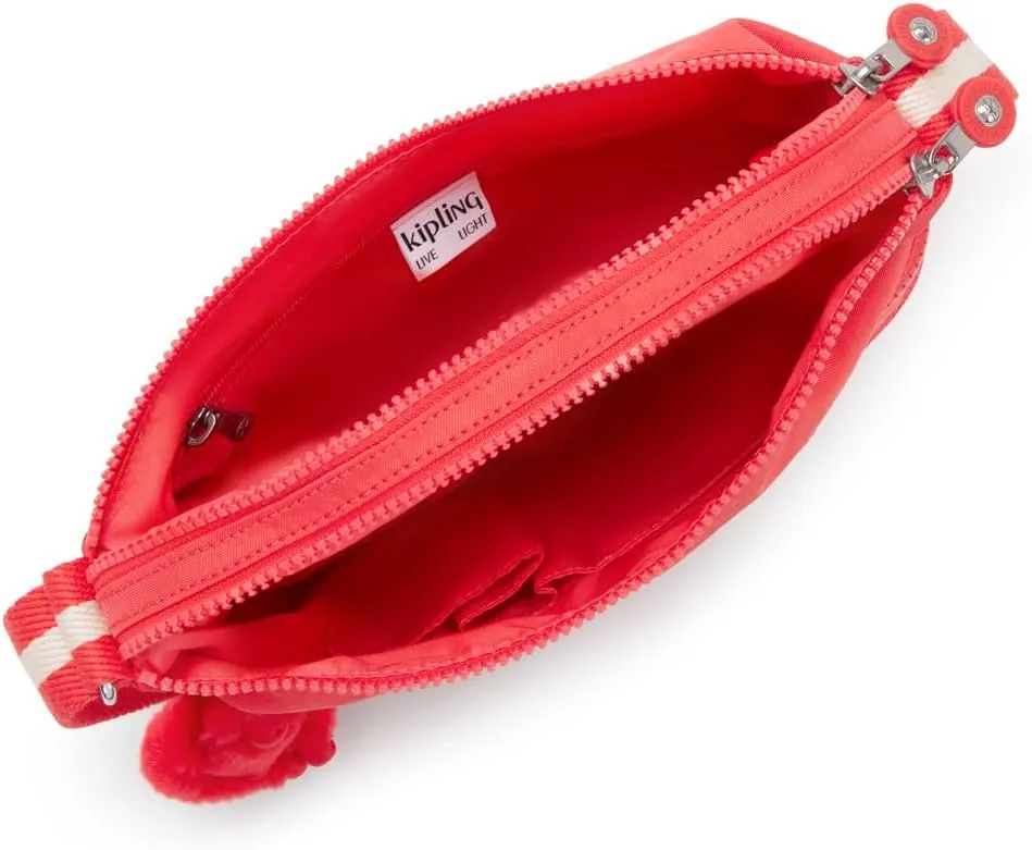 Kipling Women’s Alvar Crossbody, Super Light, Durable Messenger, Nylon Shoulder Bag