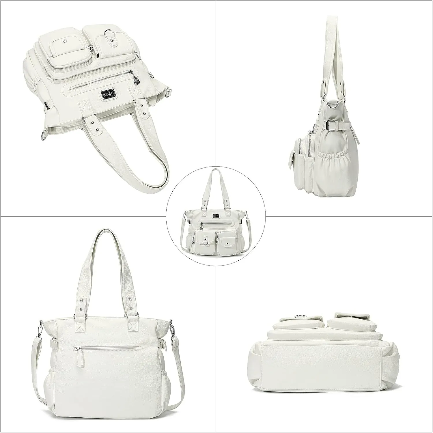 KL928 Large Purses for Women Shoulder Bag Tote Handbags Stylish Vegan Leather Hobo Bags Ladies