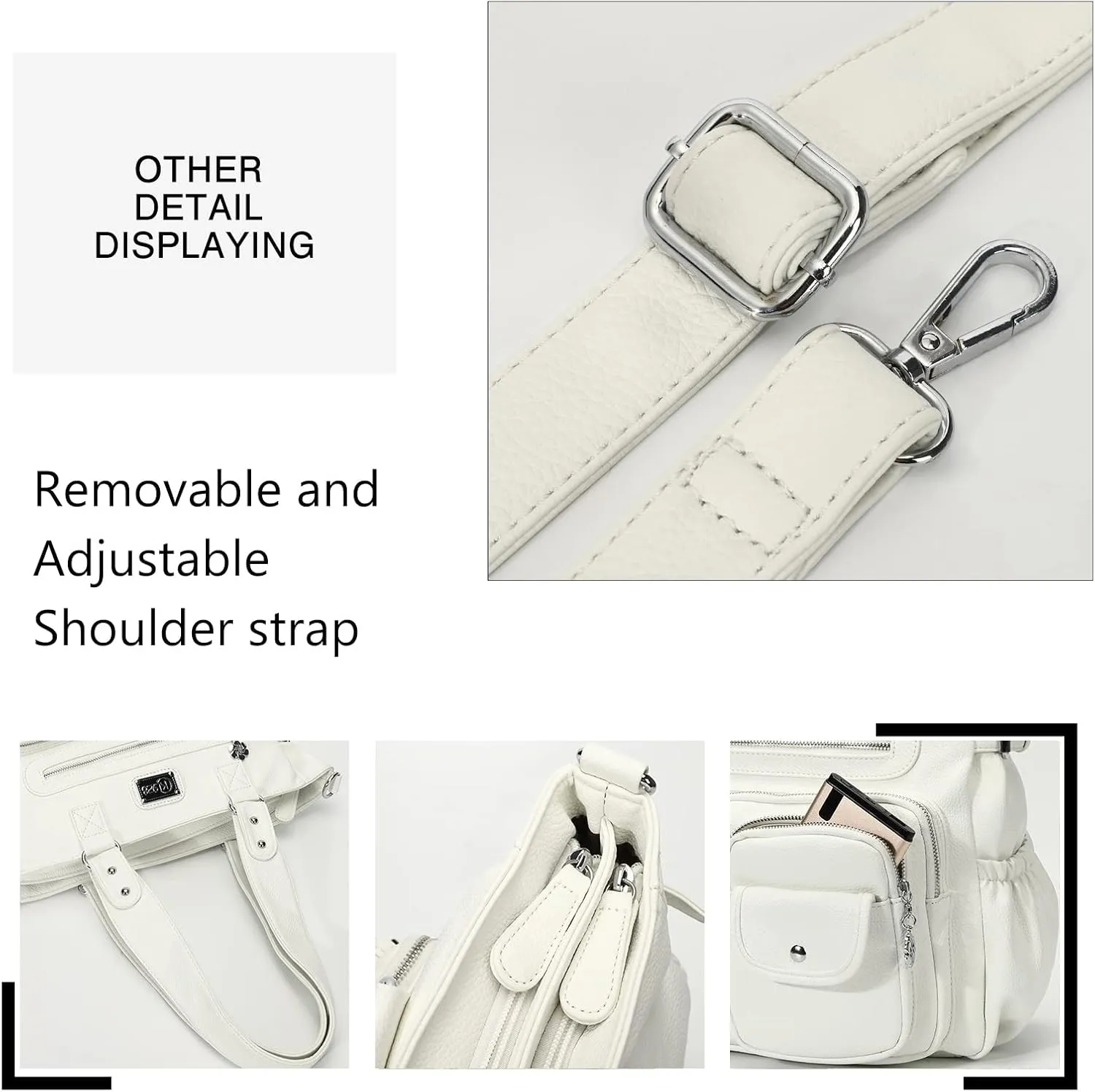 KL928 Large Purses for Women Shoulder Bag Tote Handbags Stylish Vegan Leather Hobo Bags Ladies