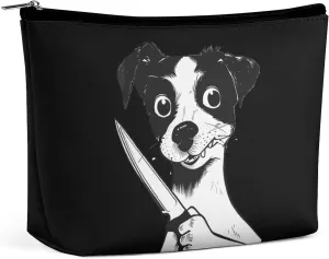 Knife Dog Killer Makeup Bag Cosmetic Pouch Toiletry Bags Travel Organizer