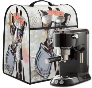 Large Blender Cover Cow Bag Glasses Stand Dust Covers for Appliance Kitchen Mixer Covers with Top Handle Pockets Waterproof Food Processor Protector Cover for Toaster Coffee