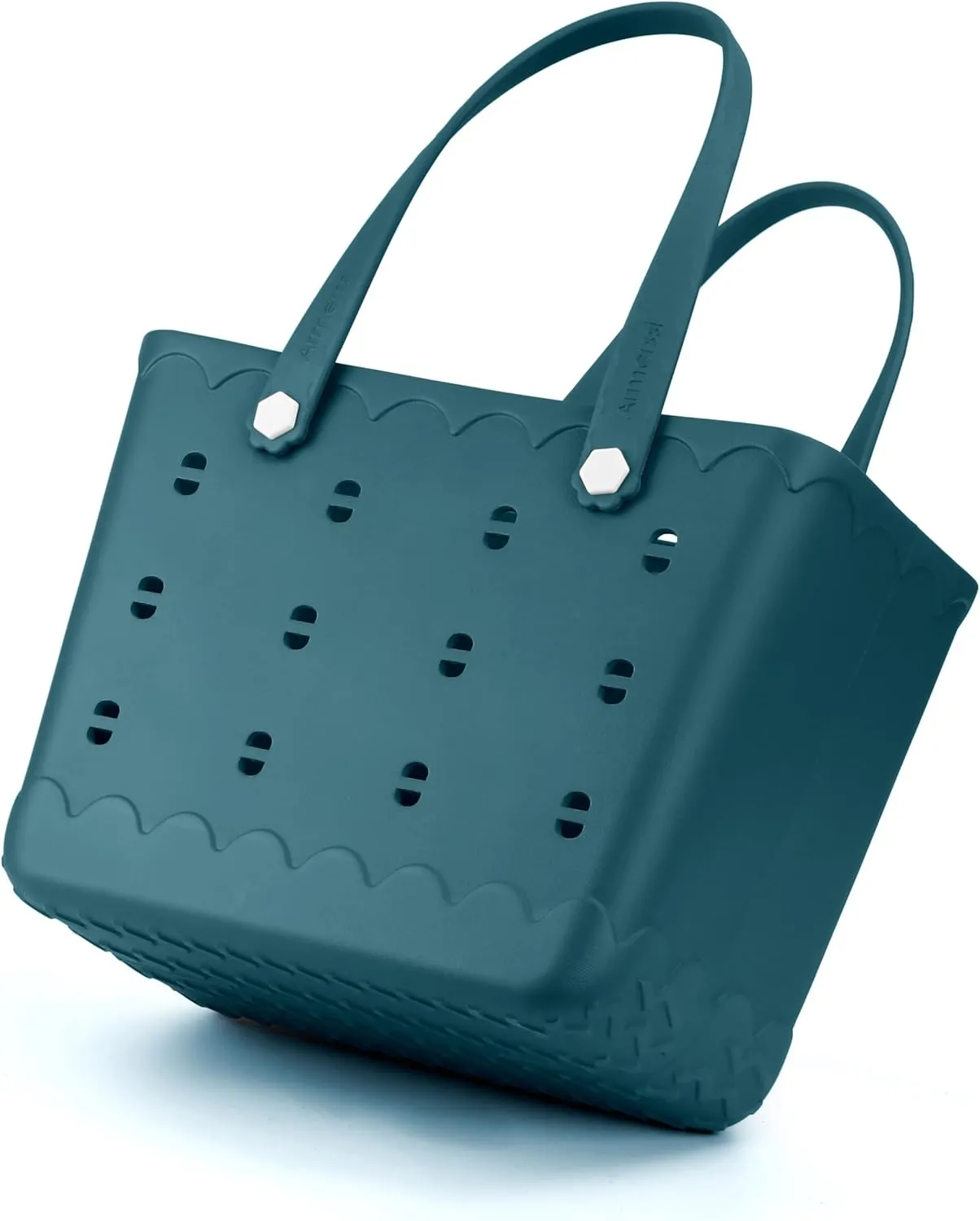 Large Rubber Beach Tote Bag | Durable Rubber Bag Waterproof Washable Versatile Modern Tote Bags