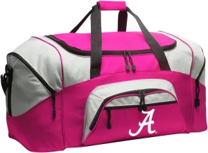 LARGE University of Alabama Duffel Bag Ladies Alabama Crimson Tide Suitcase Duffle - Gym Bag or Sports Gear Bag