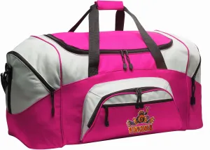 LARGE UVA Peace Frog Duffel Bag Ladies University of Virginia Peace Frogs Suitcase Duffle for Travel or Sports Gear Bag