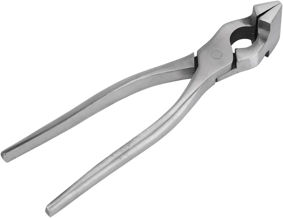 Leather Plier, Leathercraft Leather Flatten Pliers, Labor Saving Flat-Nose Plier, Leather Adjustment Press Flatten Plier Clamp for Bag Belt Wallet Handbags