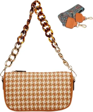 Leather Purse Crossbody Bag for Women: Genuine Leather Purses for Women Trendy - Small Shoulder Cross Body Bag