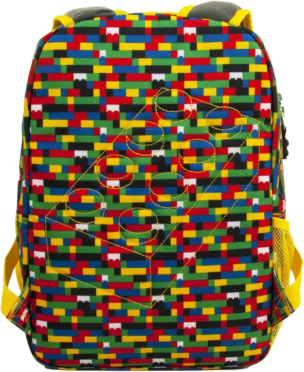 LEGO Heritage Classic Kids School Backpack Bookbag, for Travel, On-the-Go, Back to School, Boys and Girls, with Adjustable Padded Straps and Fun patterns, Brick Wall