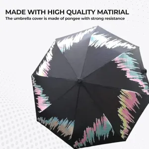 Lightweight, Durable Color Changing Umbrella with Modern Design; Portable For Rain Travel, Backpack, Car, Gift, Automatic Open Close Button