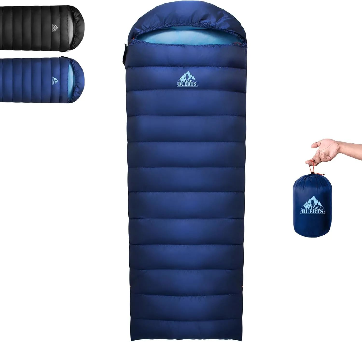 Lightweight Sleeping Bag for Adults.Down Sleeping Bag for Hiking, Camping, Mountaineering, Adventure and Backpacking