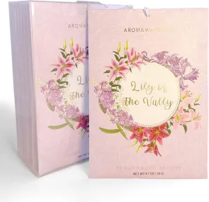 Lily of The Valley Large Scented Sachets - 8 Pack, Long-Lasting Home Fragrance Sachet Bags, Extra Large Fresh-Scented Packets