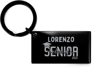 Lorenzo Graduation Keyring Senior Class of 2025 Lorenzo Graduate High School College Graduation Gifts for Son Daughter Coworker End of Year Student Gifts