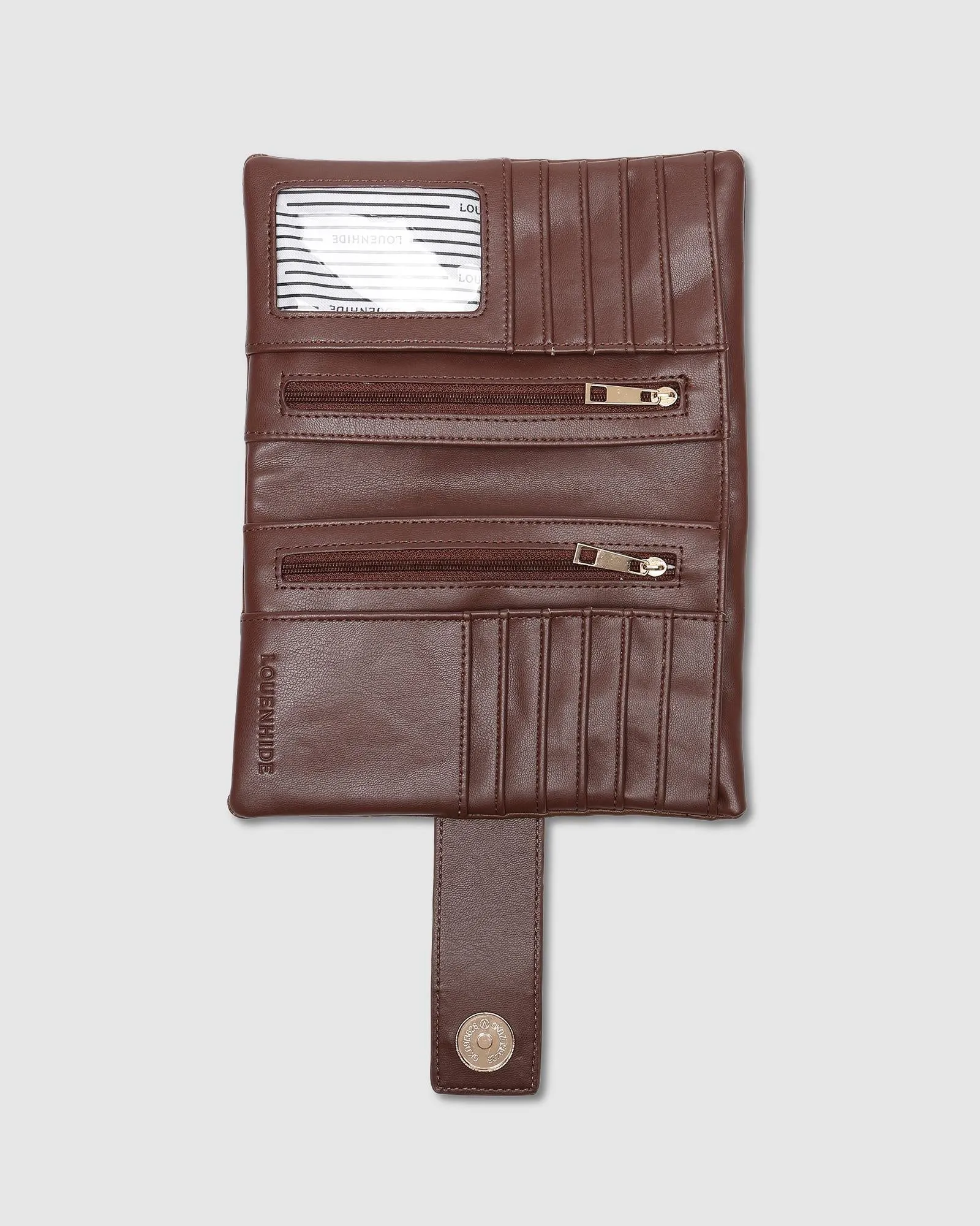 LOUENHIDE Bailey Wallet - Cocoa