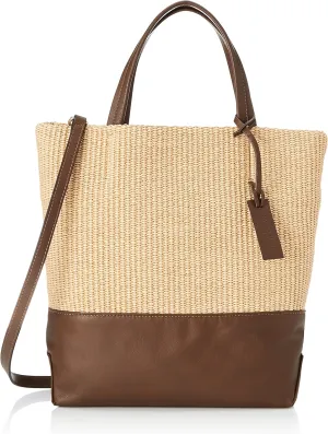 Marco Merge 286300080025 Women's Tote Bag, NATURALE/CIOCCOLATO