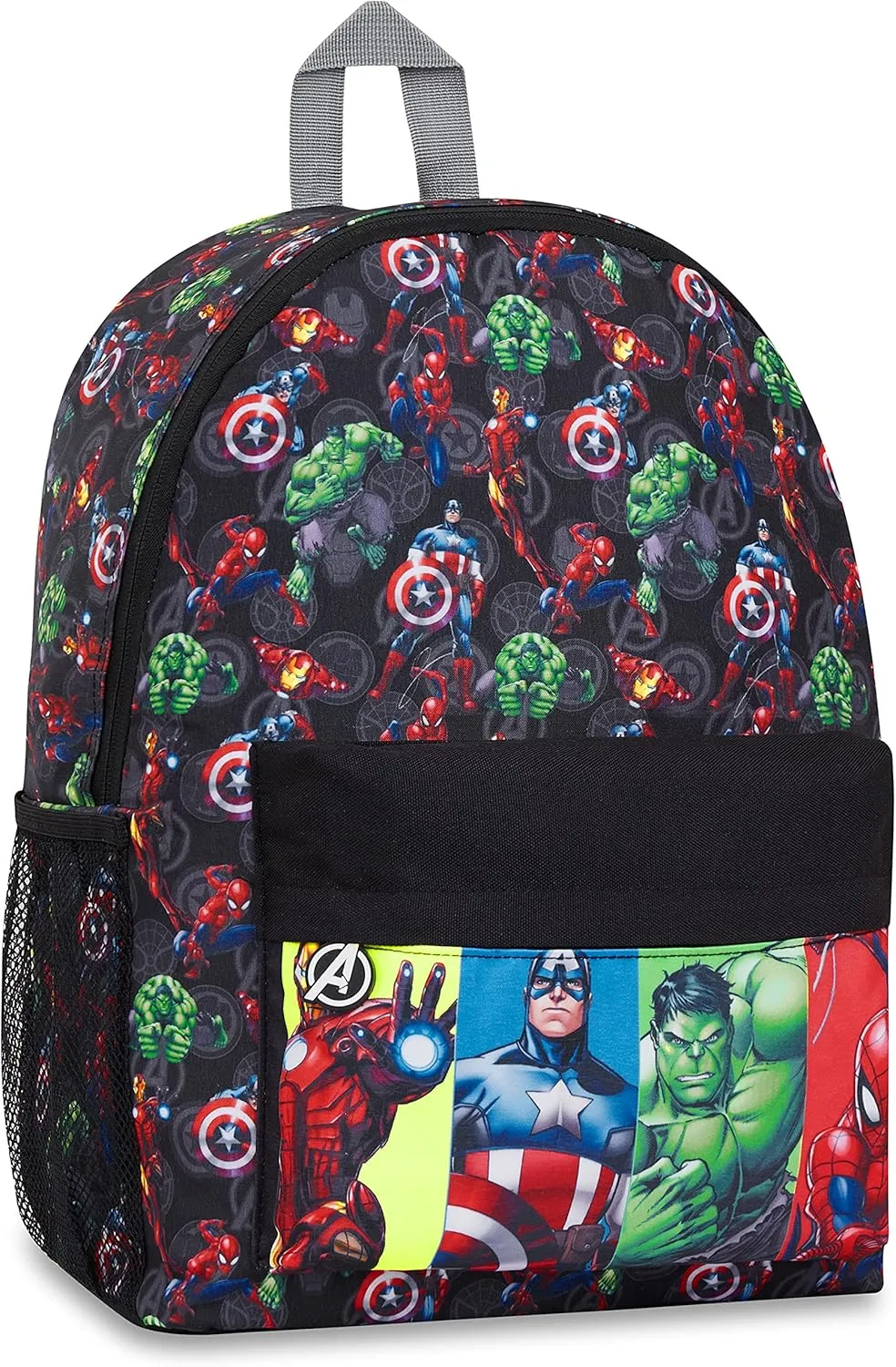 Marvel Backpack - Bags for Travel, Sports Rucksack Gifts (Black Avengers)