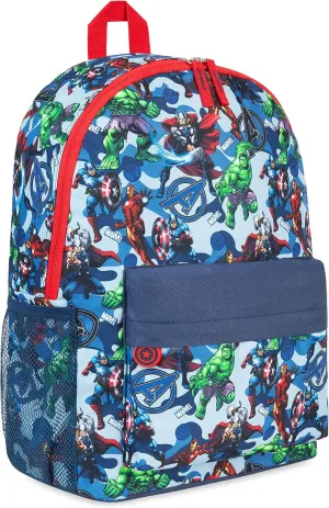 Marvel Backpack - Bags for Travel, Sports Rucksack Gifts (Blue)