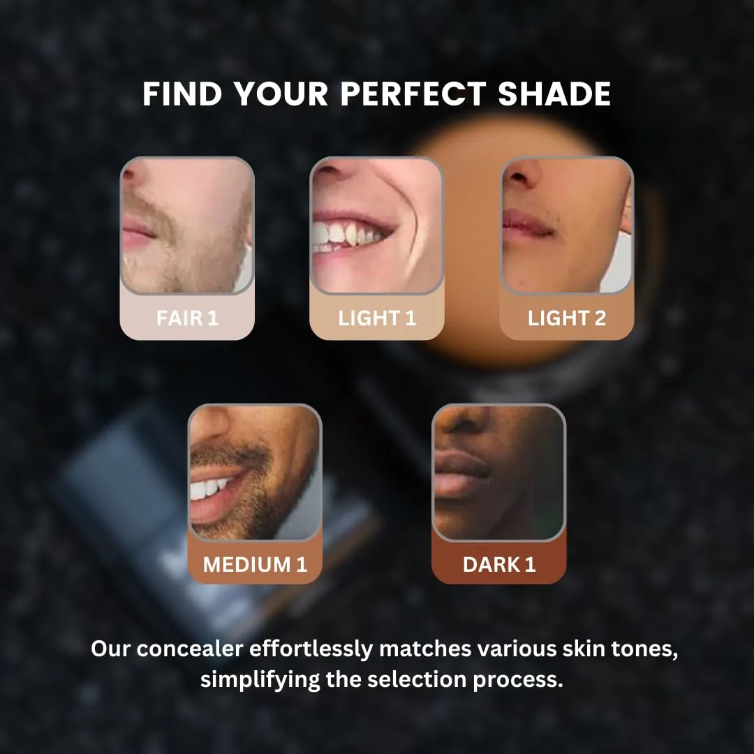 MATTR Skin Fix - Luxury - Easy for Men - Tinted Concealer - Visibly Covers Fine Lines, Under-Eye Bags, Razor Burns, Pimples - Vegan Makeup - Perfect for Gym Bag or Travel - 15g (L2)