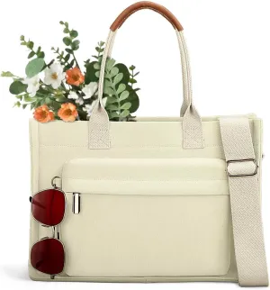 Medium Canvas Tote Bag for Women, Womens Tote Bag for School Bags Travel Crossbody Purse With Zipper Pocket