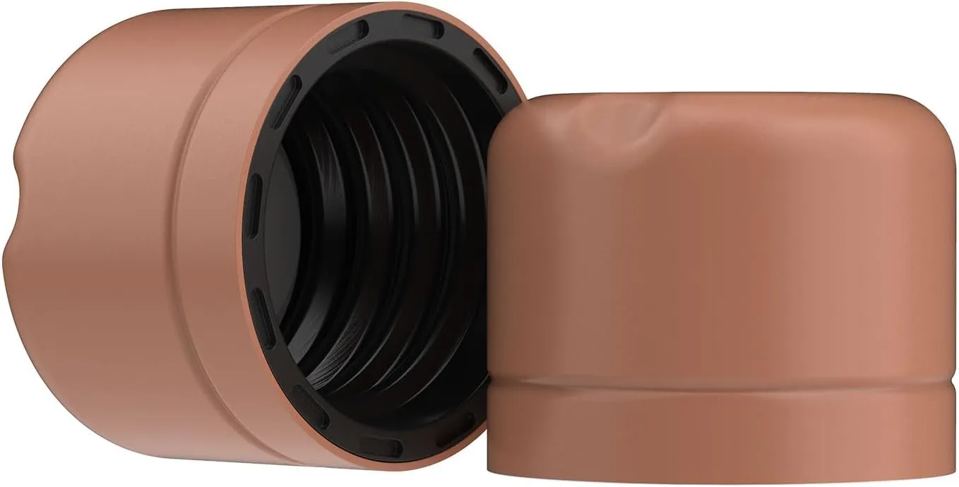 memobottle A7 (Terracotta) Bundle - 6oz (180ml) - Bottle, Silicone Sleeve & lid | Compact Flat Bottle for Bags & Pockets | BPA Free Tritan | Modern & Minimalist | for Gym, Work & Travel