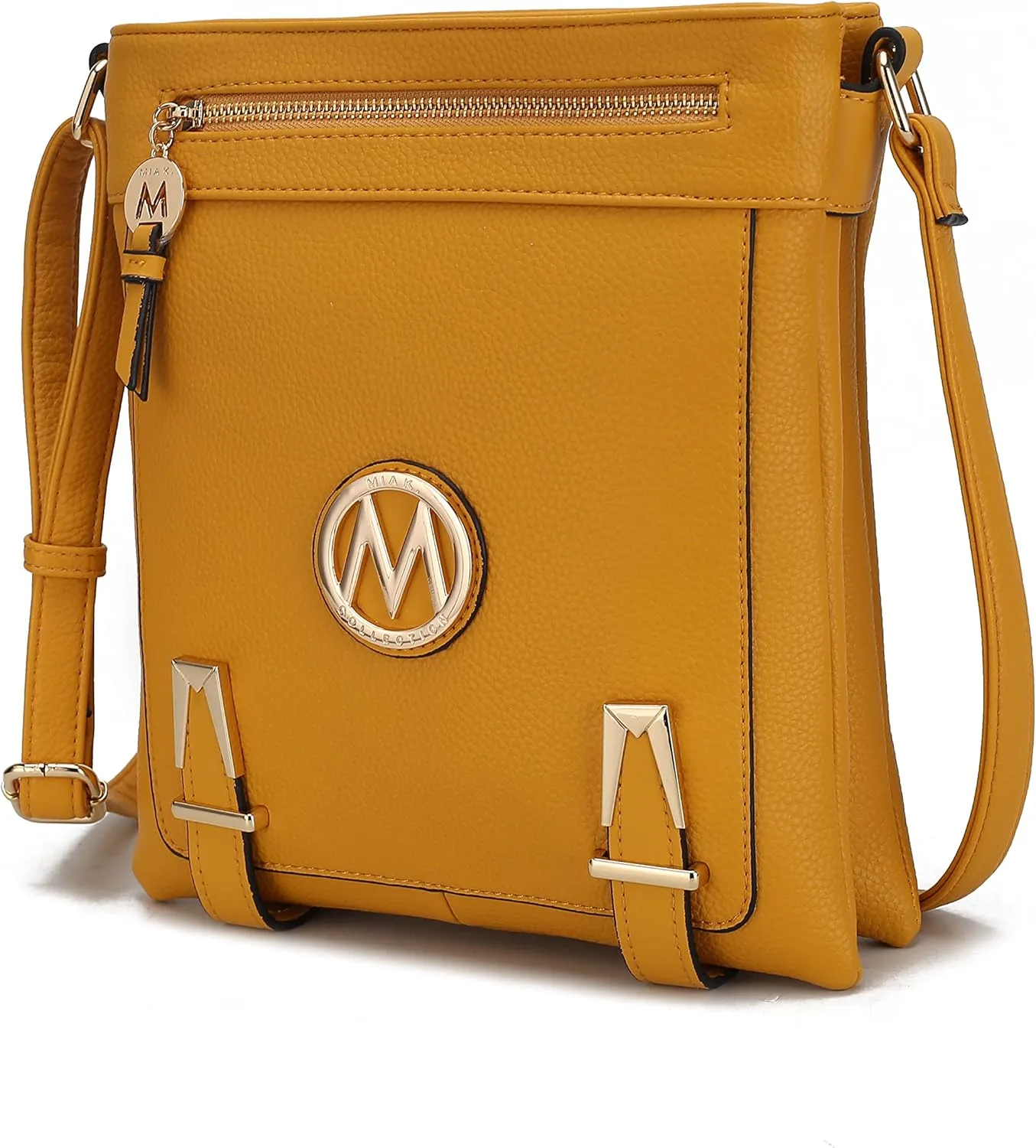 MKF Crossbody bag for women Vegan leather Crossover Designer messenger Purse